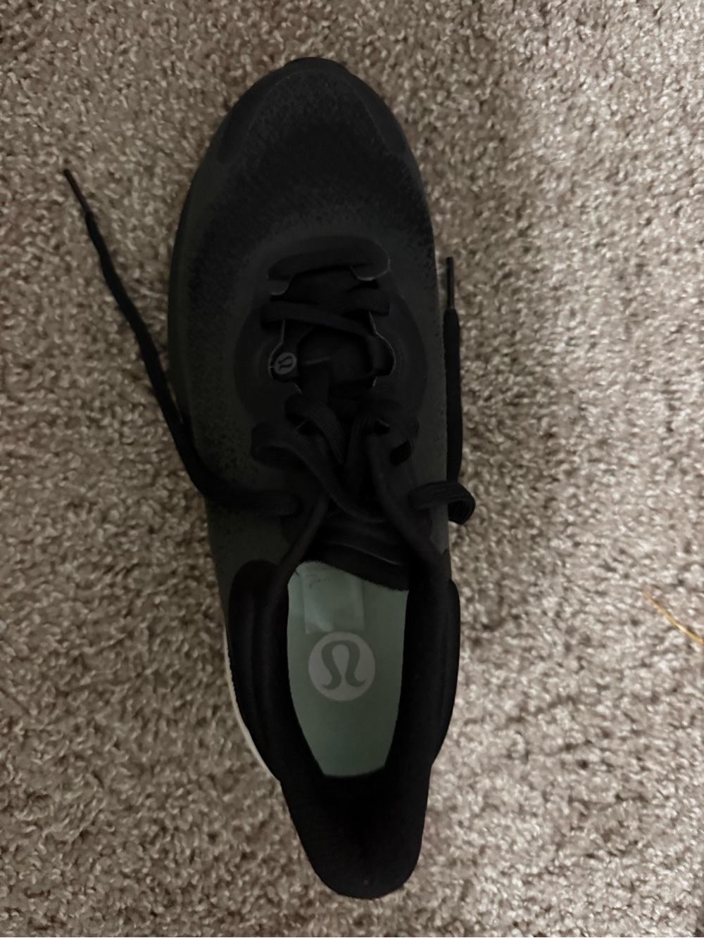LEFT SHOE ONLYlululemon athletica Black Women's Running Sneaker